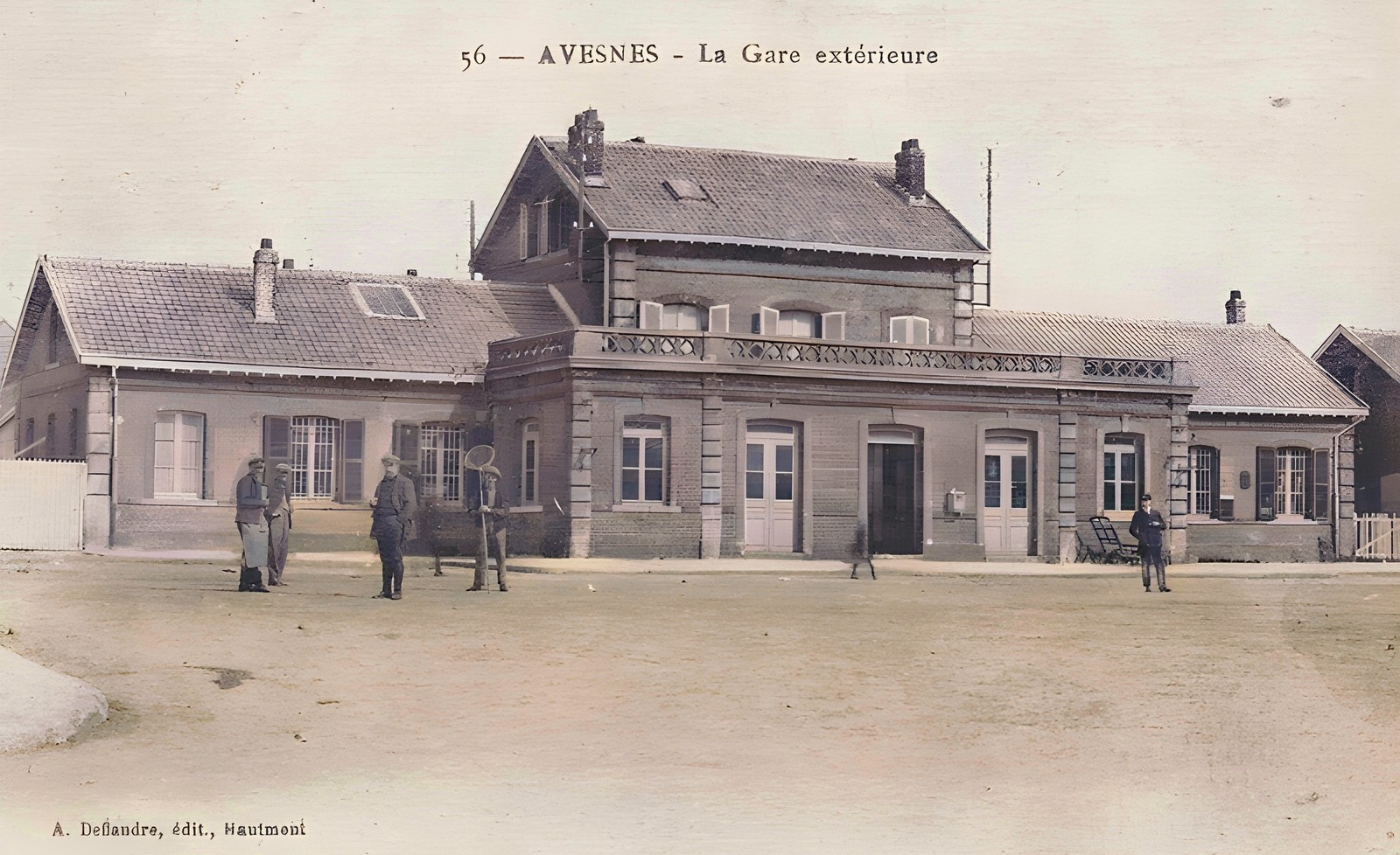 La gare d'Avesnes sur Helpe