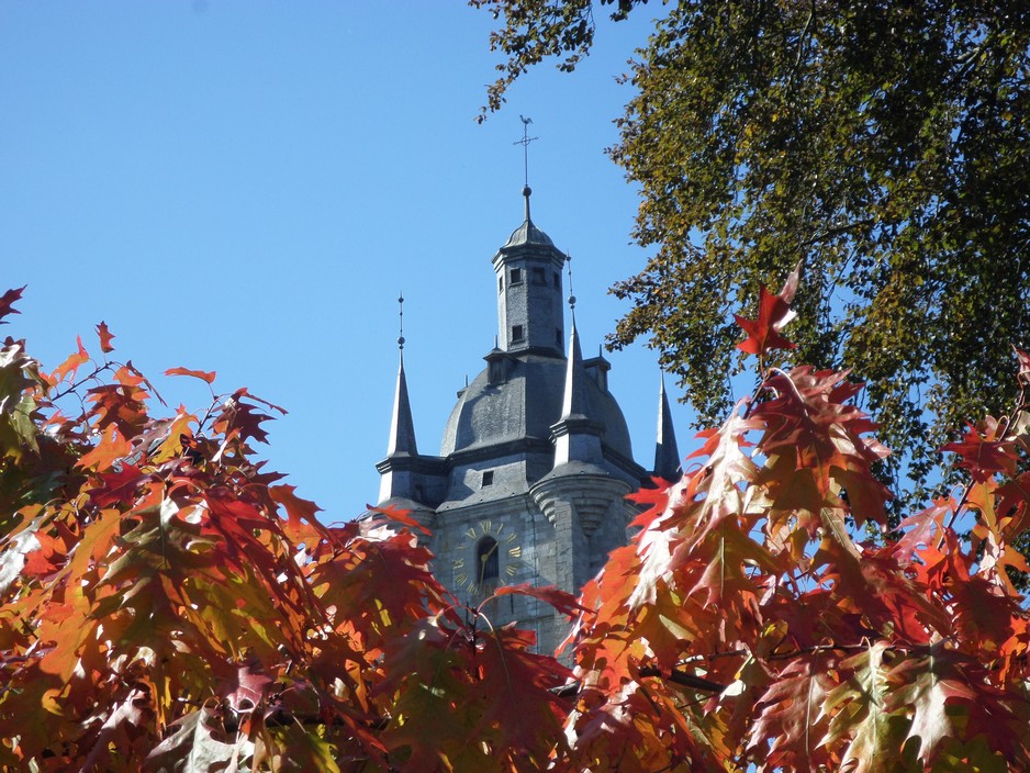 Le clocher de Collégiale Saint-Nicolas à Avesnes sur Helpe