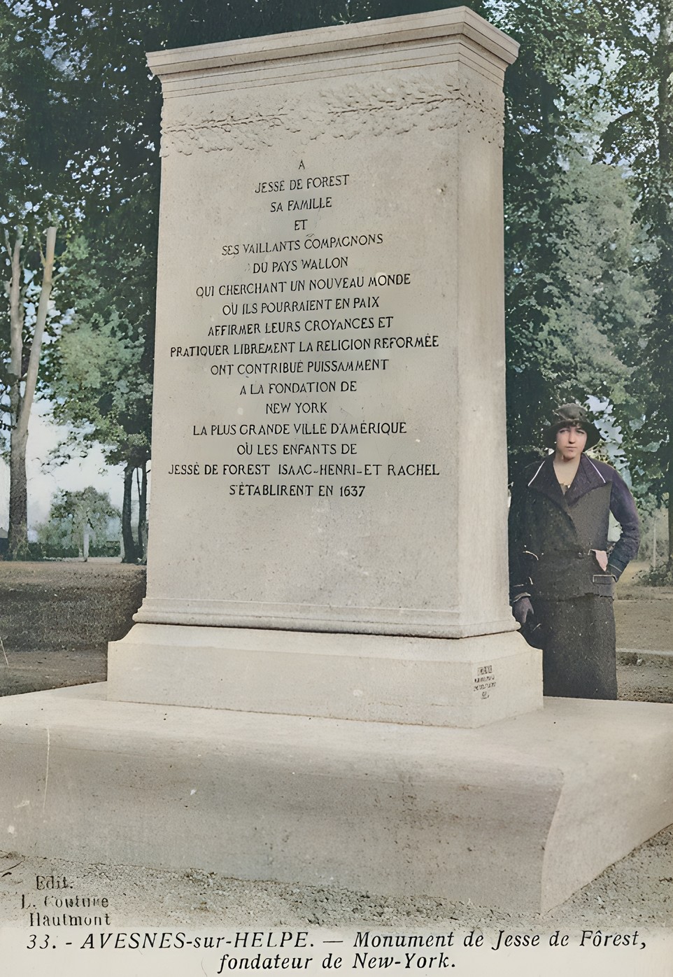 Avesnes sur Helpe, monument Jesse Forest.
