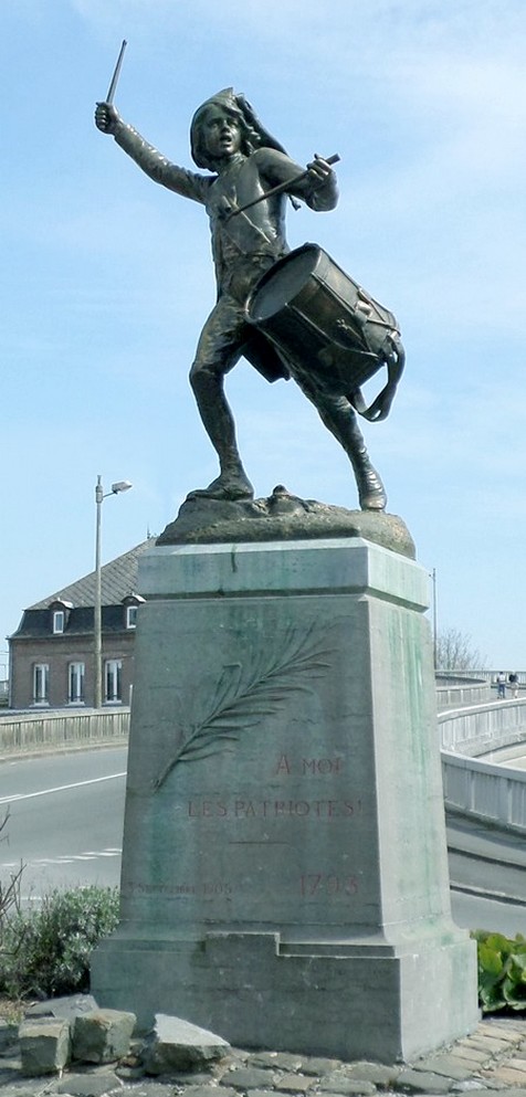 La statue de Sthrau à Avesnes sur Helpe.