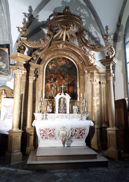 L'église de Beaufort, autel