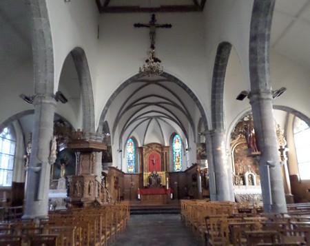 L'église de Beaufort, intérieur
