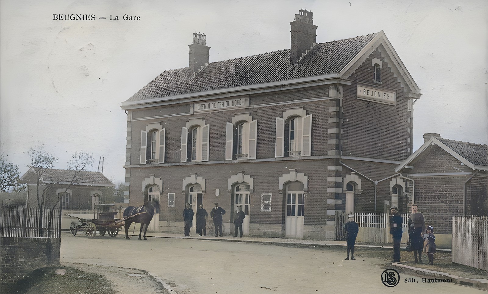 L'ancienne gare de Beugnies.