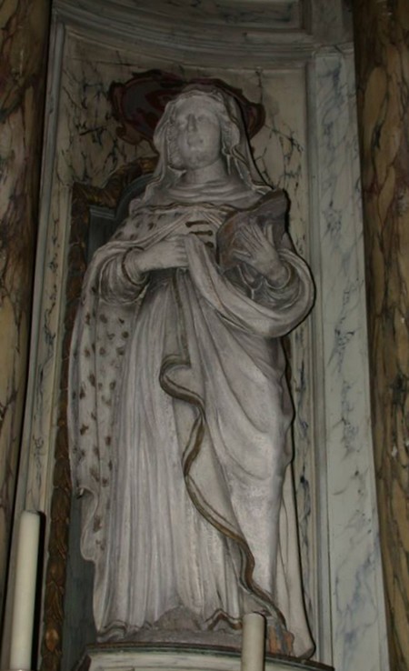 Statue de Ste Bertille à Cousolre