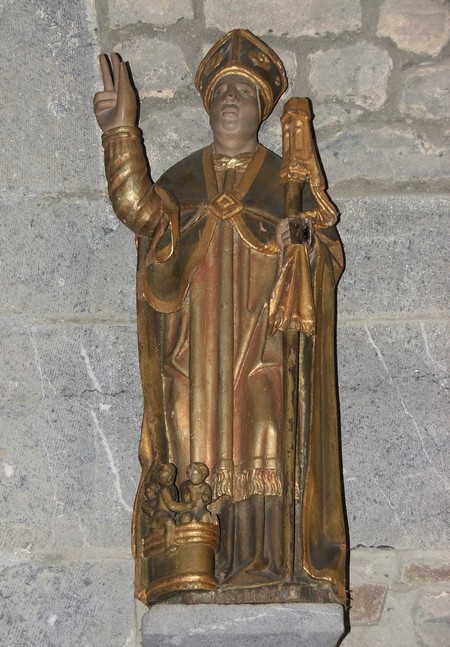Eglise de Dimechaux, statue de saint