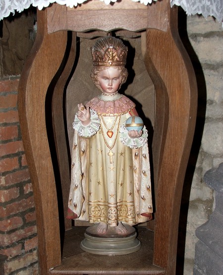 Sculpture dans l'église de Dimechaux