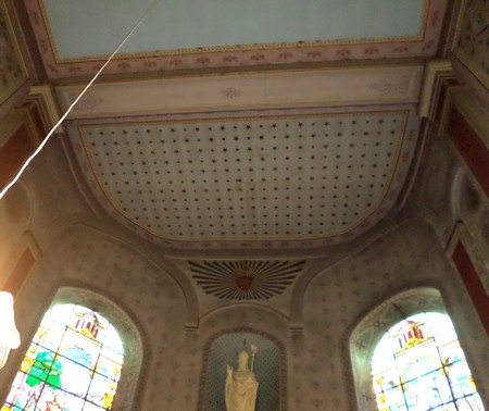 L'église Saint-Lambert de Felleries, le plafond