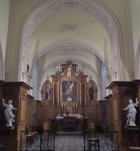 Eglise Saint-Pierre des Liens, arche sculptée