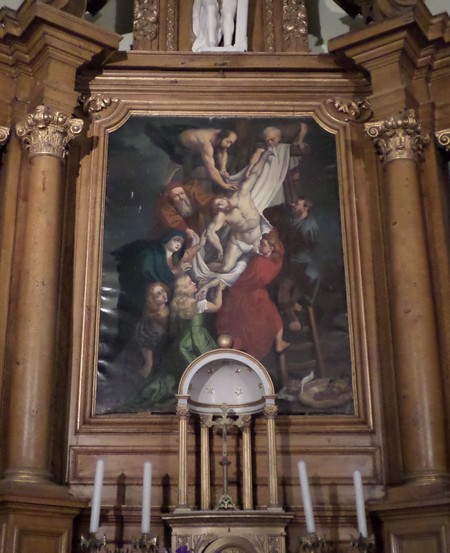 Eglise Saint-Pierre des Liens de Grand Fayt, tableau du choeur.