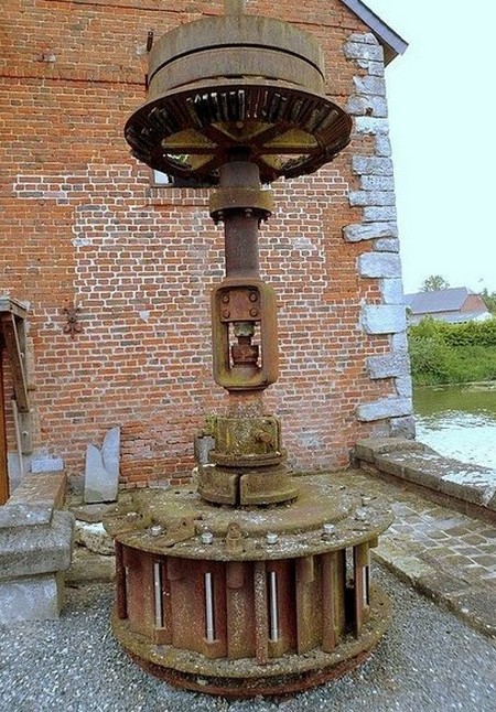 Moulin de Grand Fayt, ancienne turbine