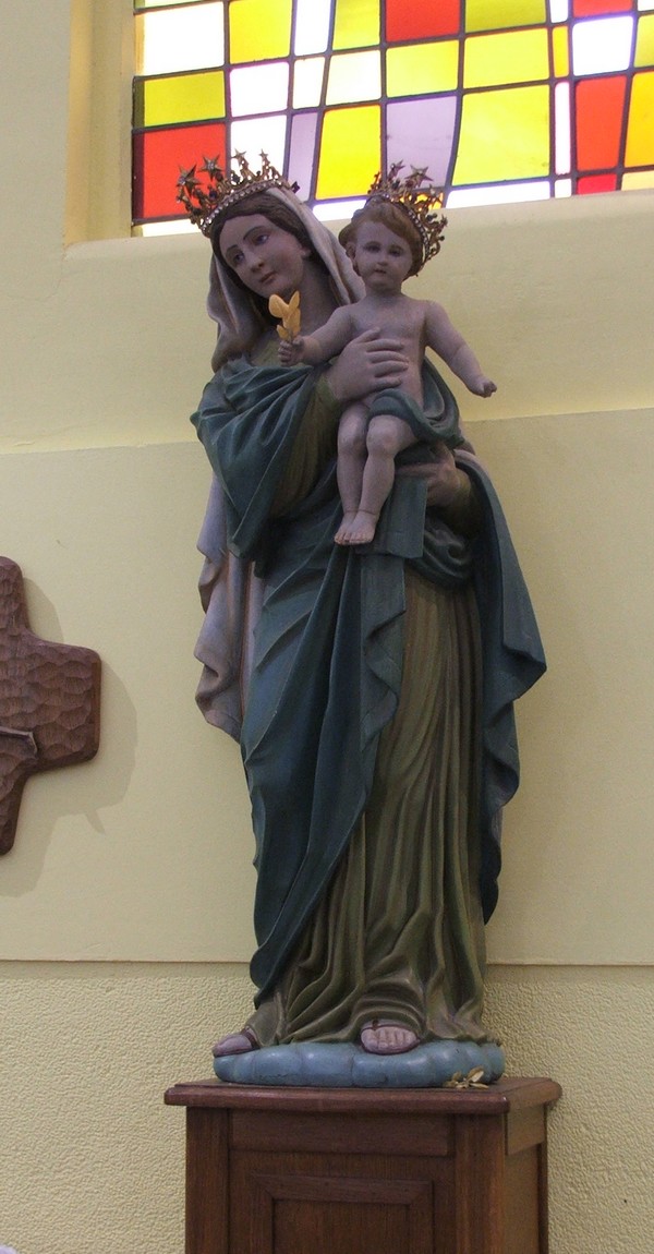 Statue, église paroissiale Saint-Saulve à Leval