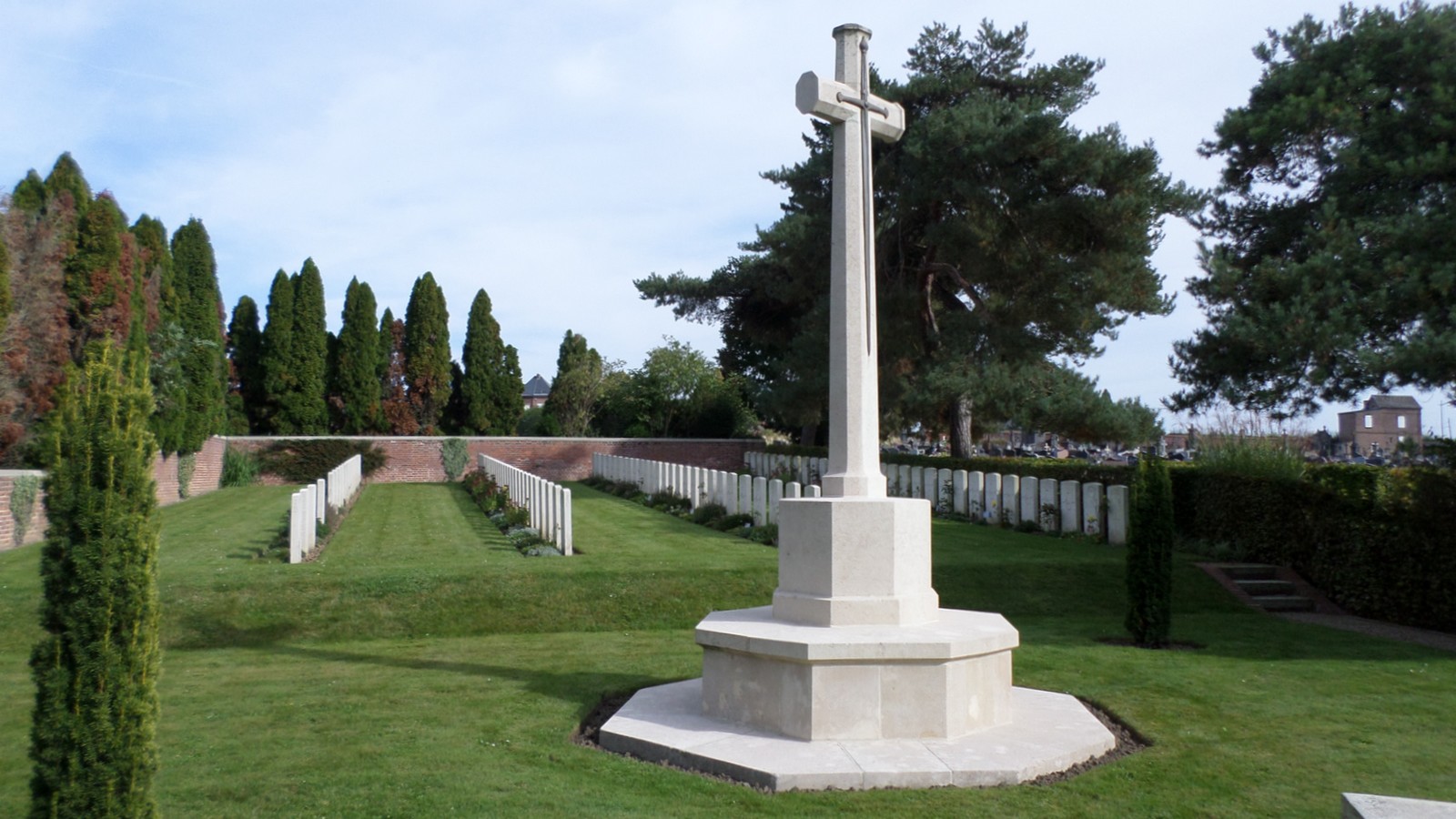 Le cimetière militaire du Commonwealth du Quesnoy