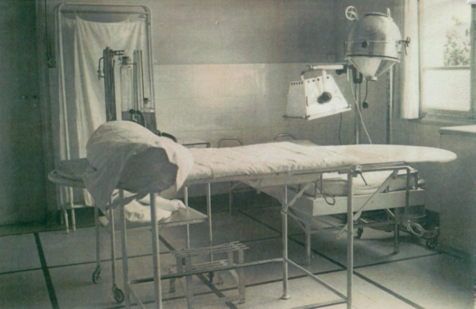 Musée du Sanatorium de Felleries-Liessies, salle de radiologie.