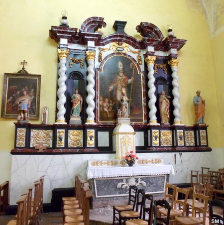 Eglise de Prisches, autel latéral