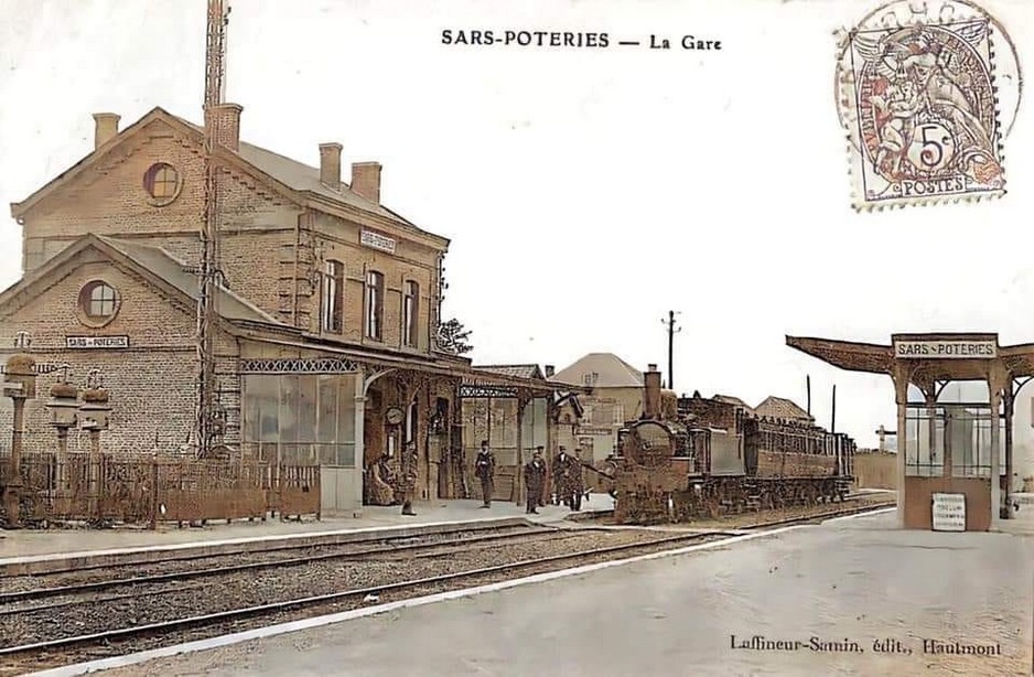L'ancienne gare de Sars Poteries.