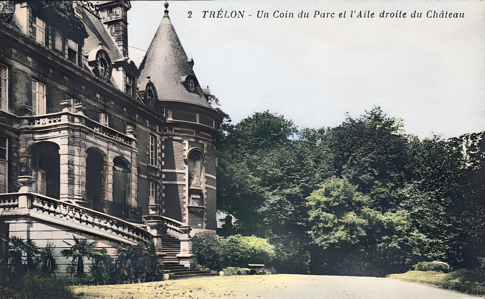 Carte postale du château de Mérode à Trélon