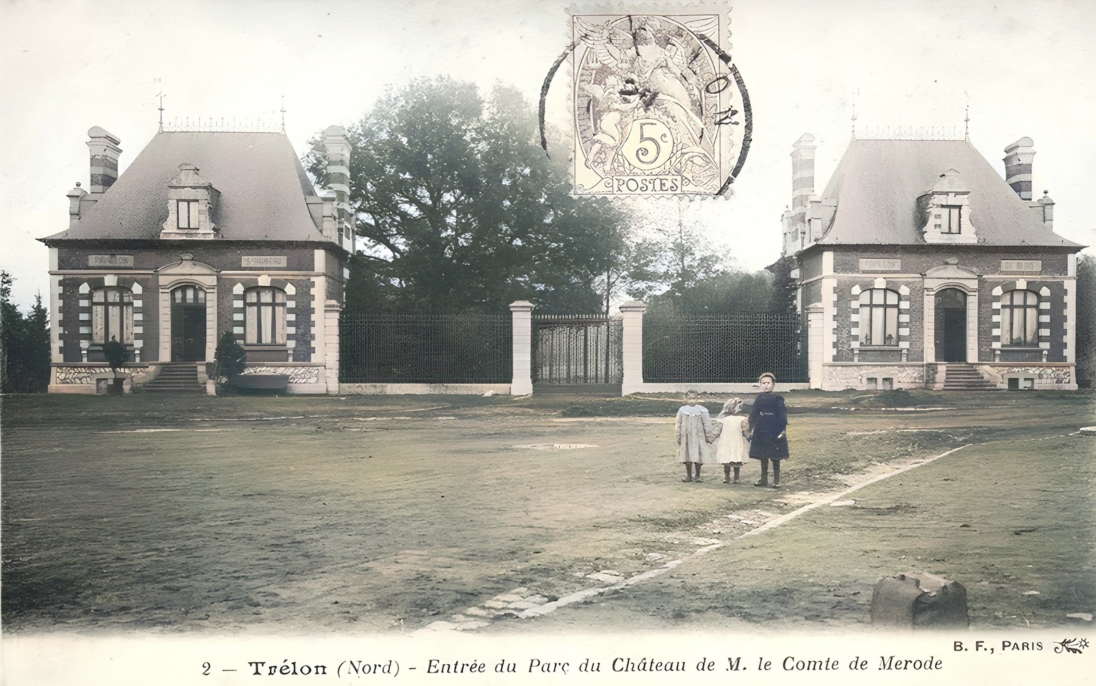 Les pavillons du parc du château de Mérode à Trélon