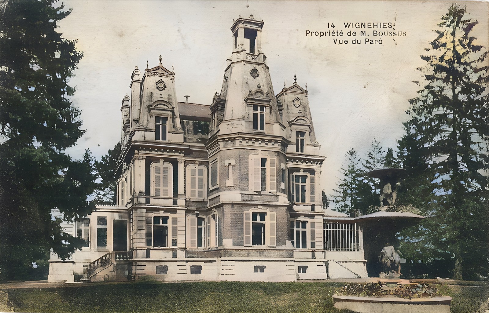 Wignehies, le château de François Boussus. 
