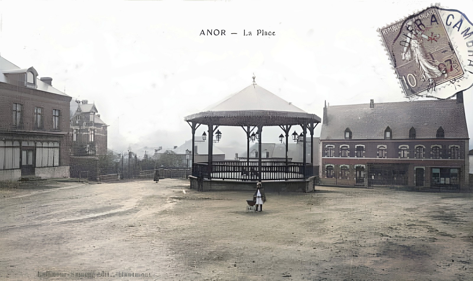 Ancien kiosque d'Anor.