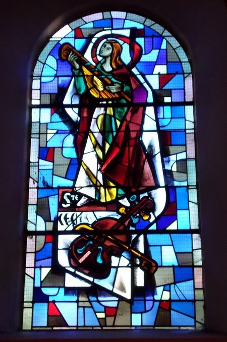 Eglise d'Anor, vitrail