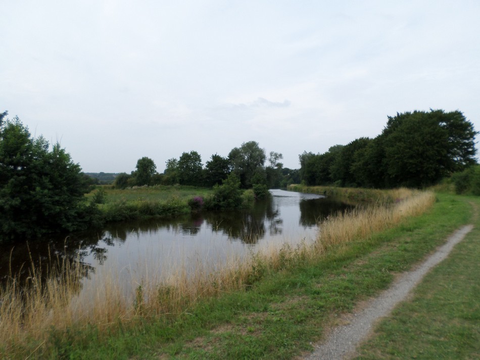 Endroit où l'aqueduc traversait la Sambre.