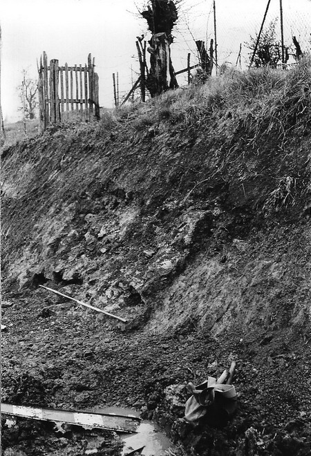 Vestiges de l'aqueduc Floursies Bavay à Vieux Mesnil.