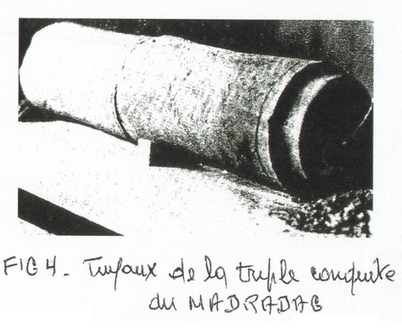 Tuyaux en plomb.