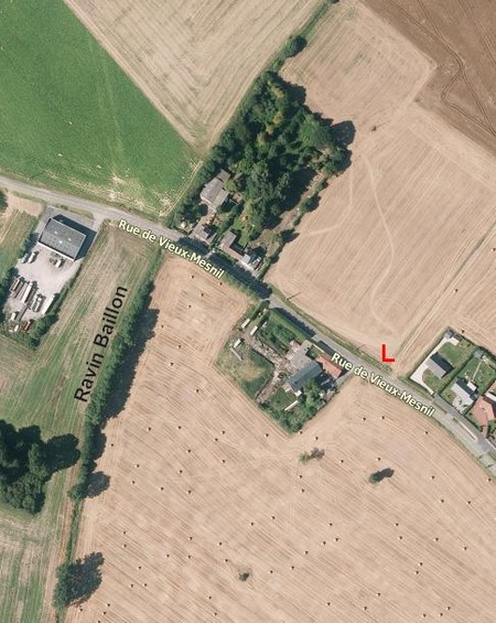 Emplacement du vestige de Boussières