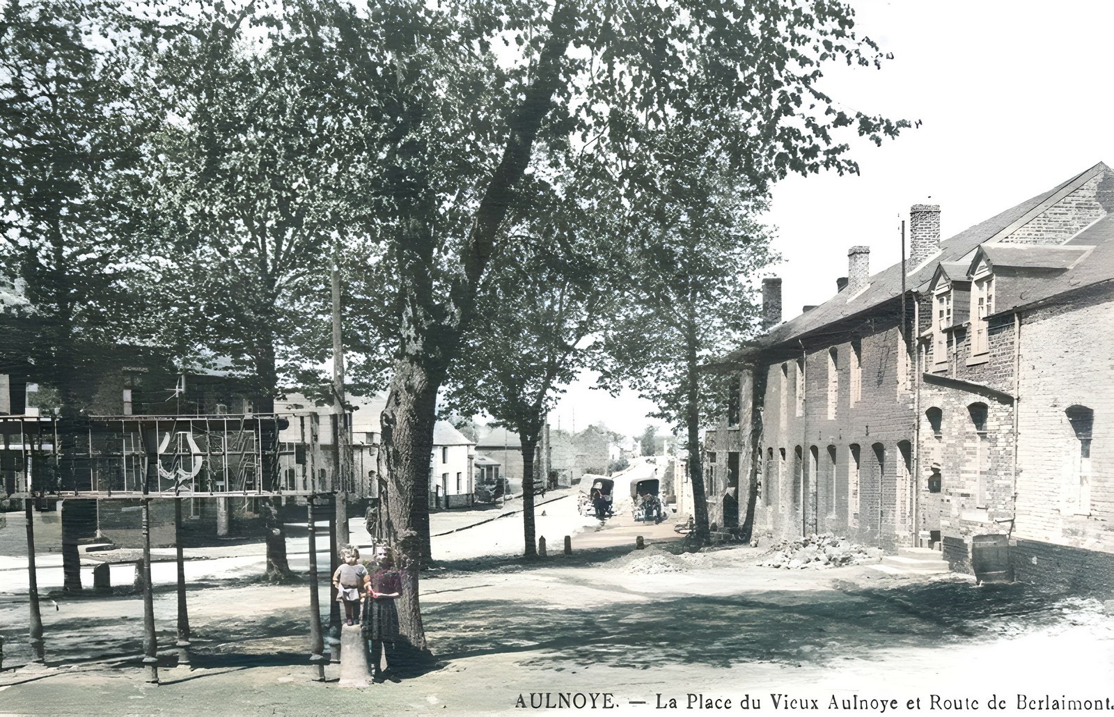 Aulnoye Aymeries, kiosque place du vieil Aulnoye