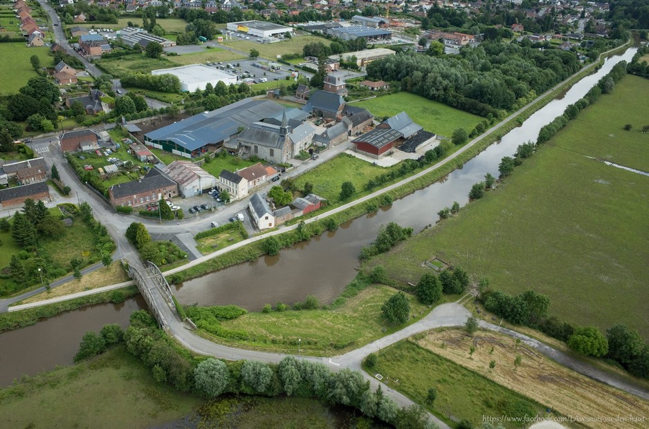 Vue aérienne d'Aulnoye Aymeries
