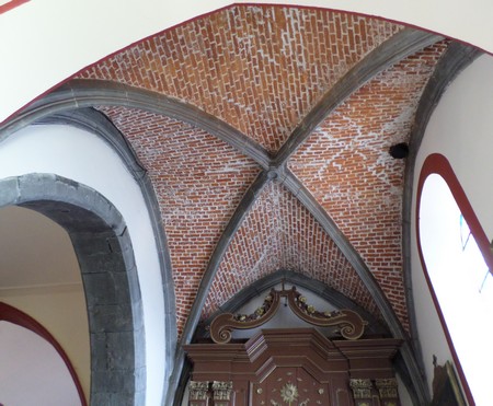 Eglise d'Avesnelles, voûte.