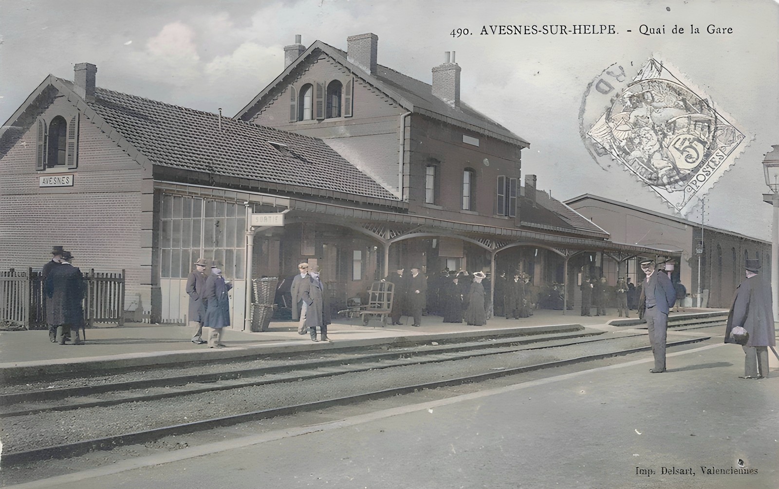 La gare d'Avesnes sur Helpe