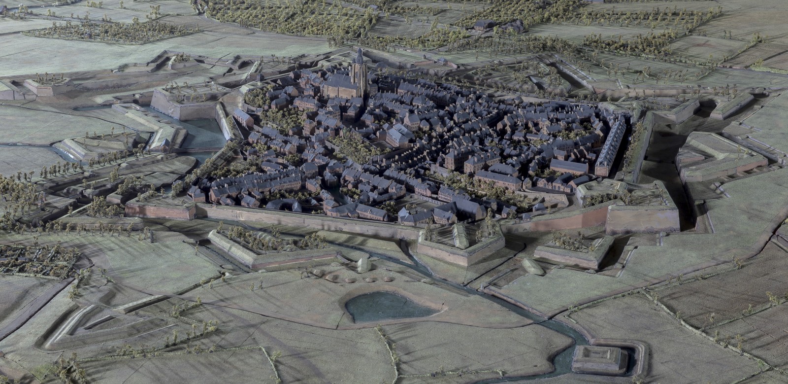 Le plan relief d'Avesnes sur Helpe
