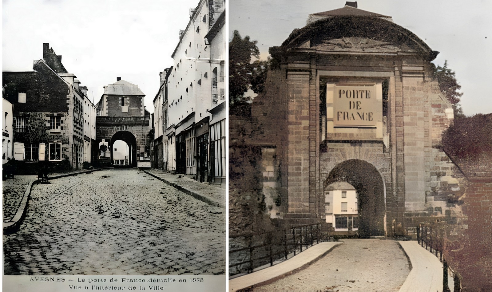 Avesnes sur Helpe : la porte de France.