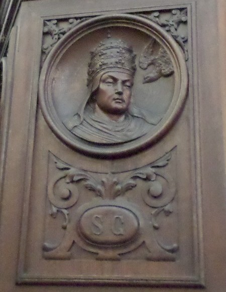 Eglise de Bachant, chaire.