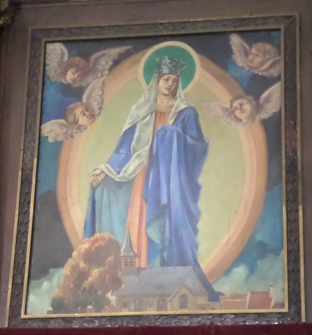 Eglise de Bachant, tableau.