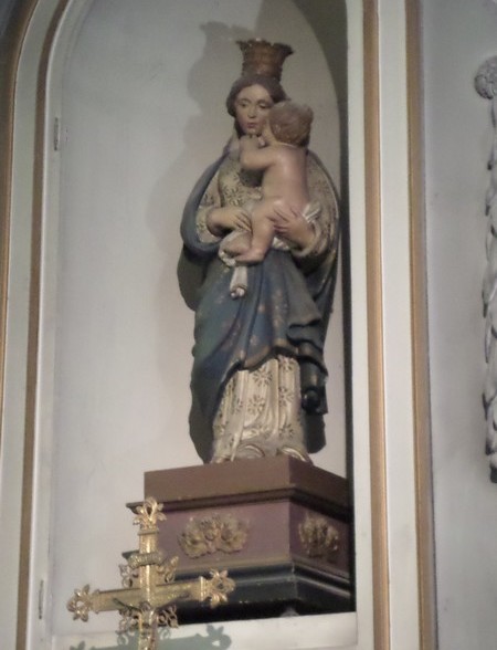 Eglise de Bachant, vierge