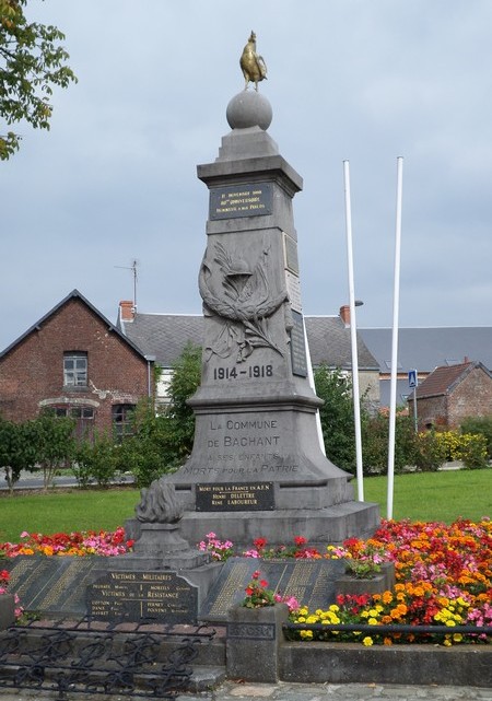 Bachant, monument aux Morts.