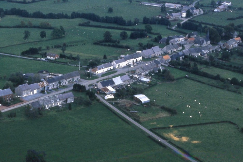 Vue aérienne de Baives