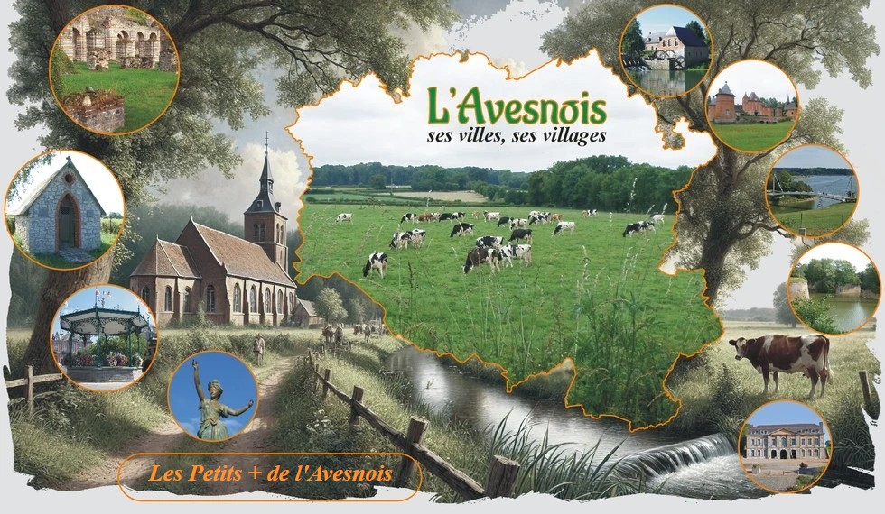 Répertoire des 20 pages spécifiques consacrées aux petits + de l'Avesnois.