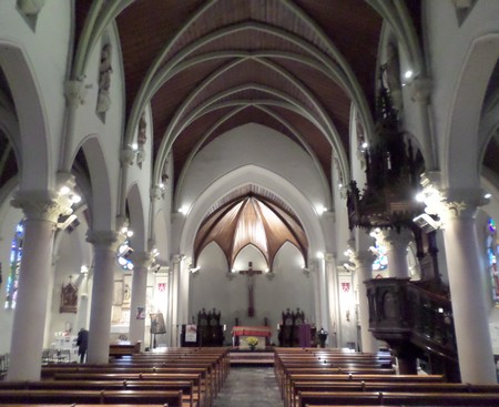 Église Saint-Étienne de Beaudignies ,la nef.