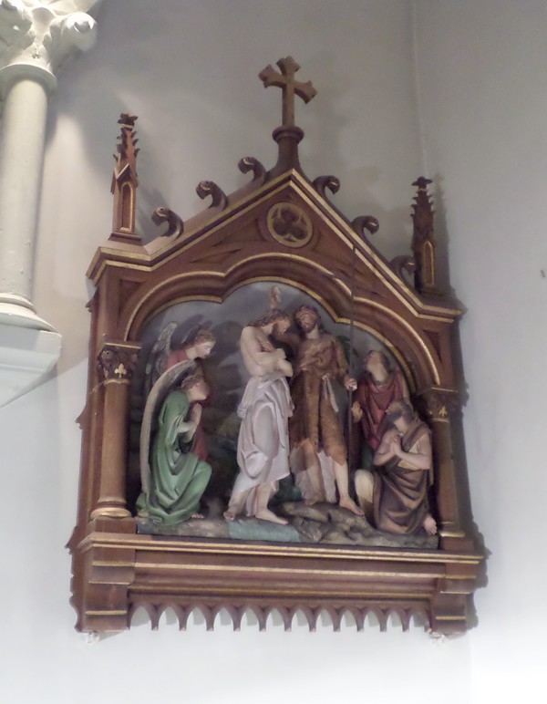Eglise de Beaudignies, un des tableaux du chemin de Croix.