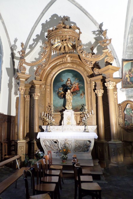 L'église de Beaufort, autel