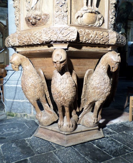 L'église de Beaufort, chaire