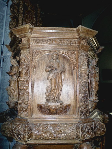 L'église de Beaufort, chaire