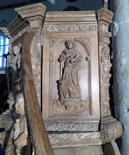 L'église de Beaufort, chaire