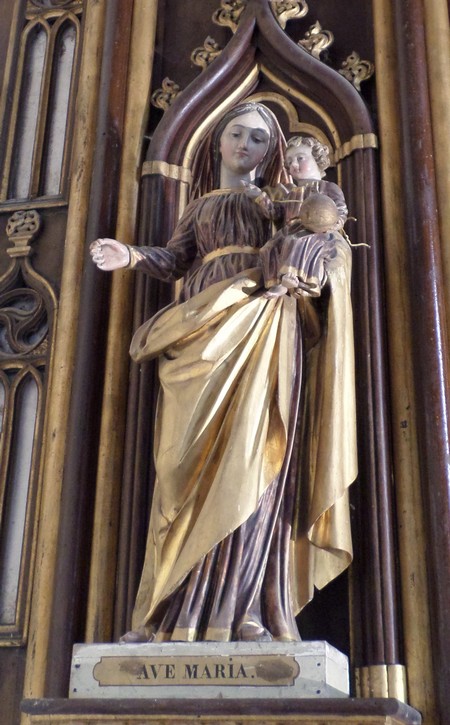 Eglise de Beaurieux, ste Vierge.