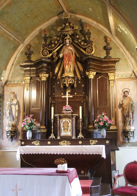 Eglise de Bérelles, le retable