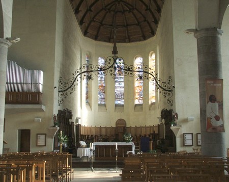 Le choeur de l'église de Berlaimont