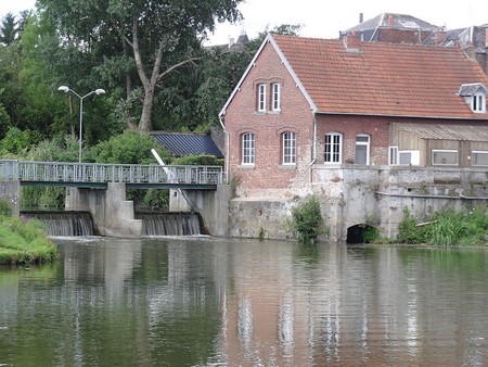 Berlaimont, le moulin sur la Sambre